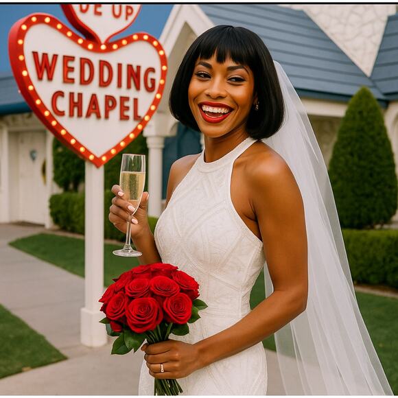 Lulus White Beaded Sequin Halter Gown Dress Bridal Formal Maxi NWT Size Small - Picture 9 of 11